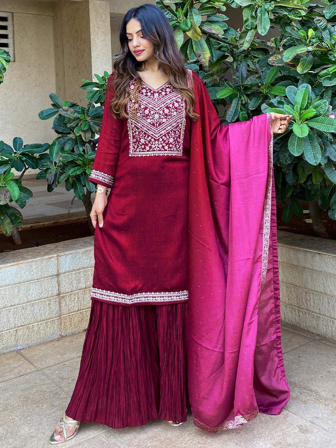 Sharara suit style