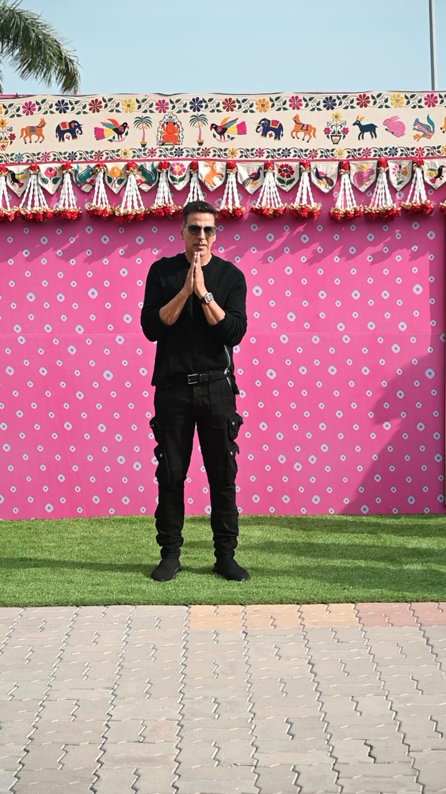 akshay kumar at jamnagar