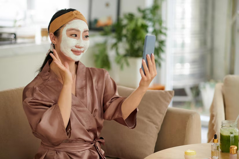 apply face packs for skin