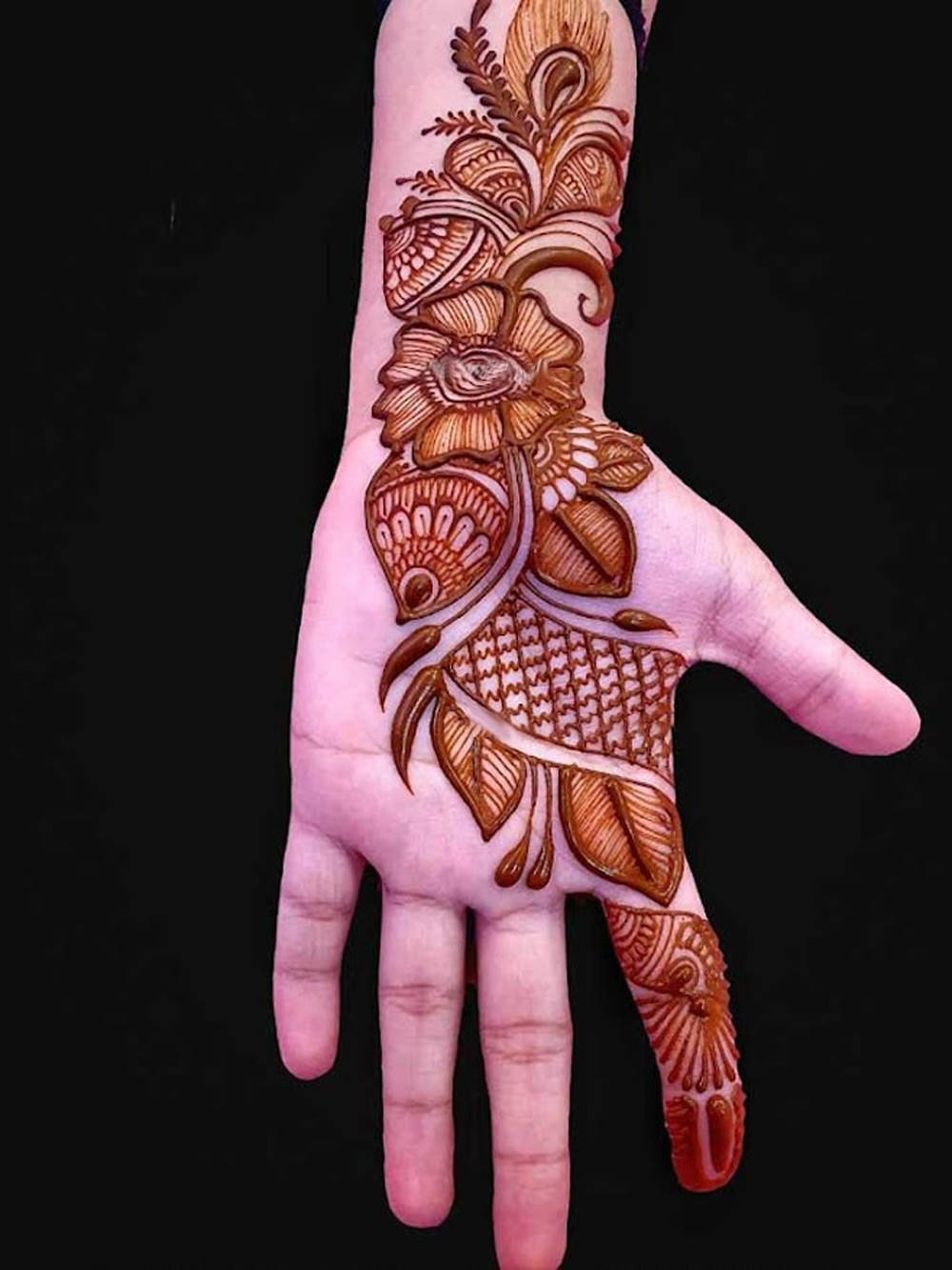 arabic bel mehndi