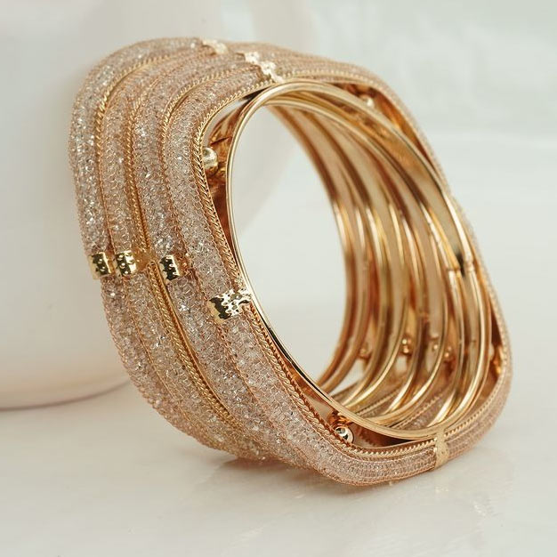 bangle with western dress