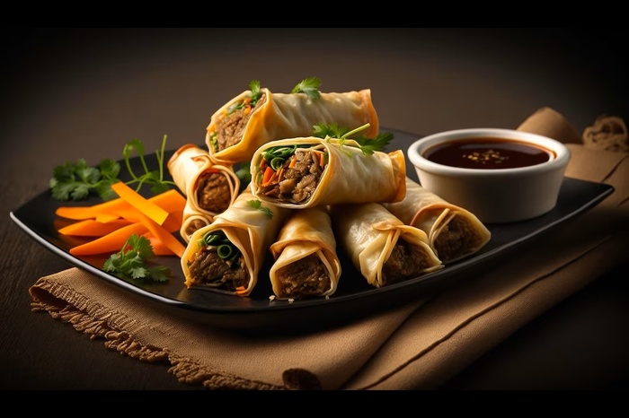 butter chicken kathi roll recipe