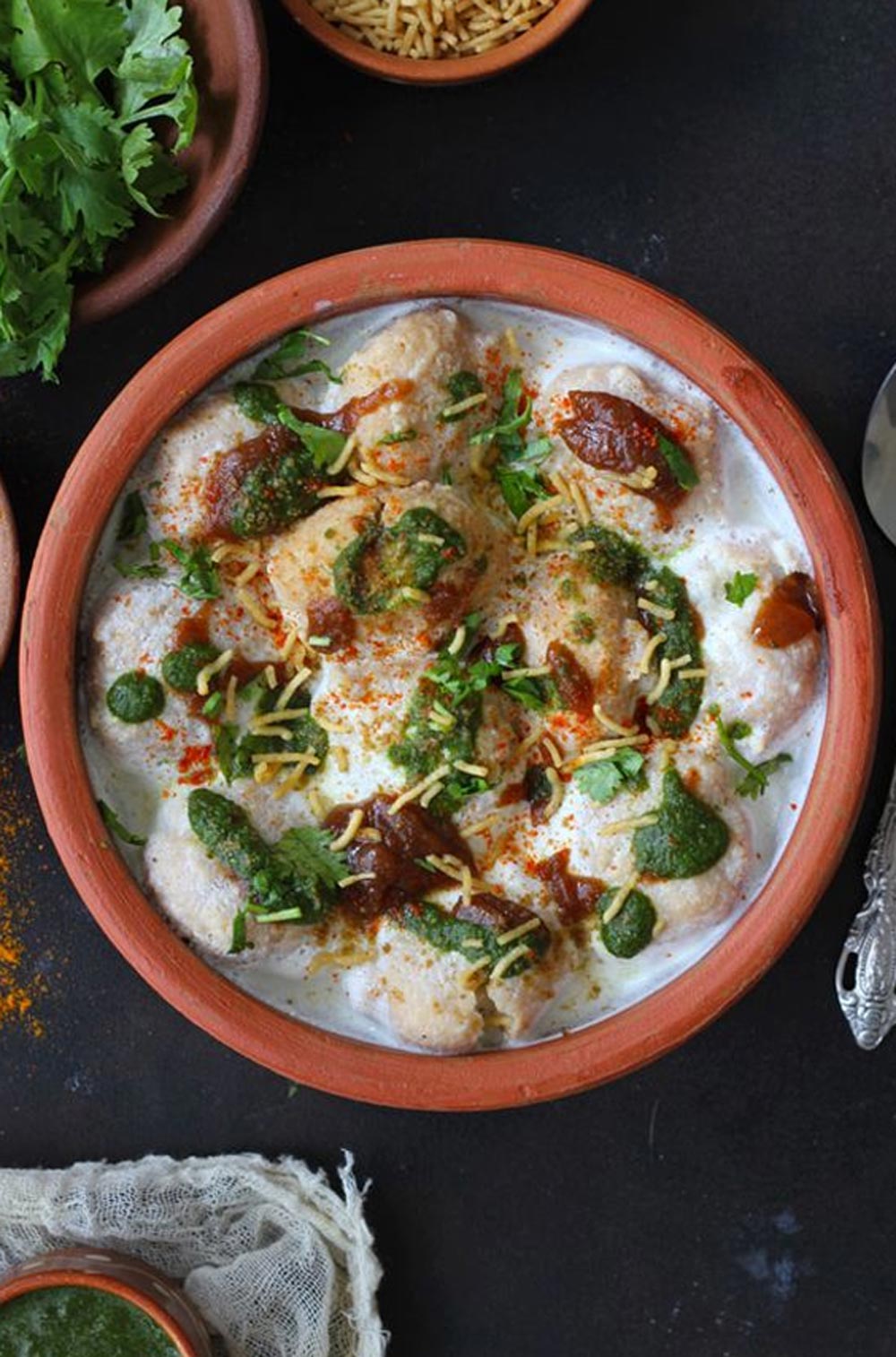 dahi bhalle for holi
