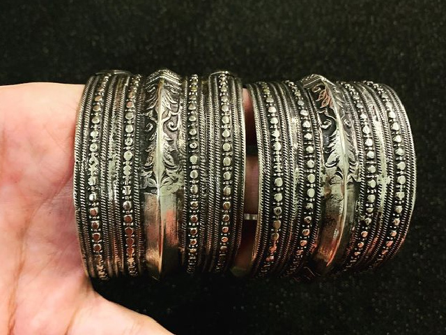 designer bangle for western dress