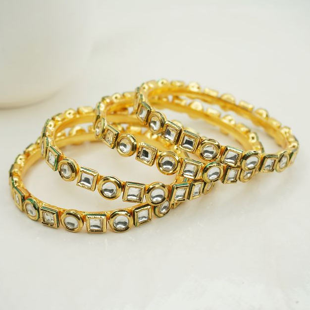 designer bangle with western dress