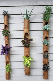 easy way make bamboo planters