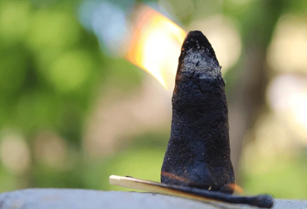 half burnt dhoopbatto use