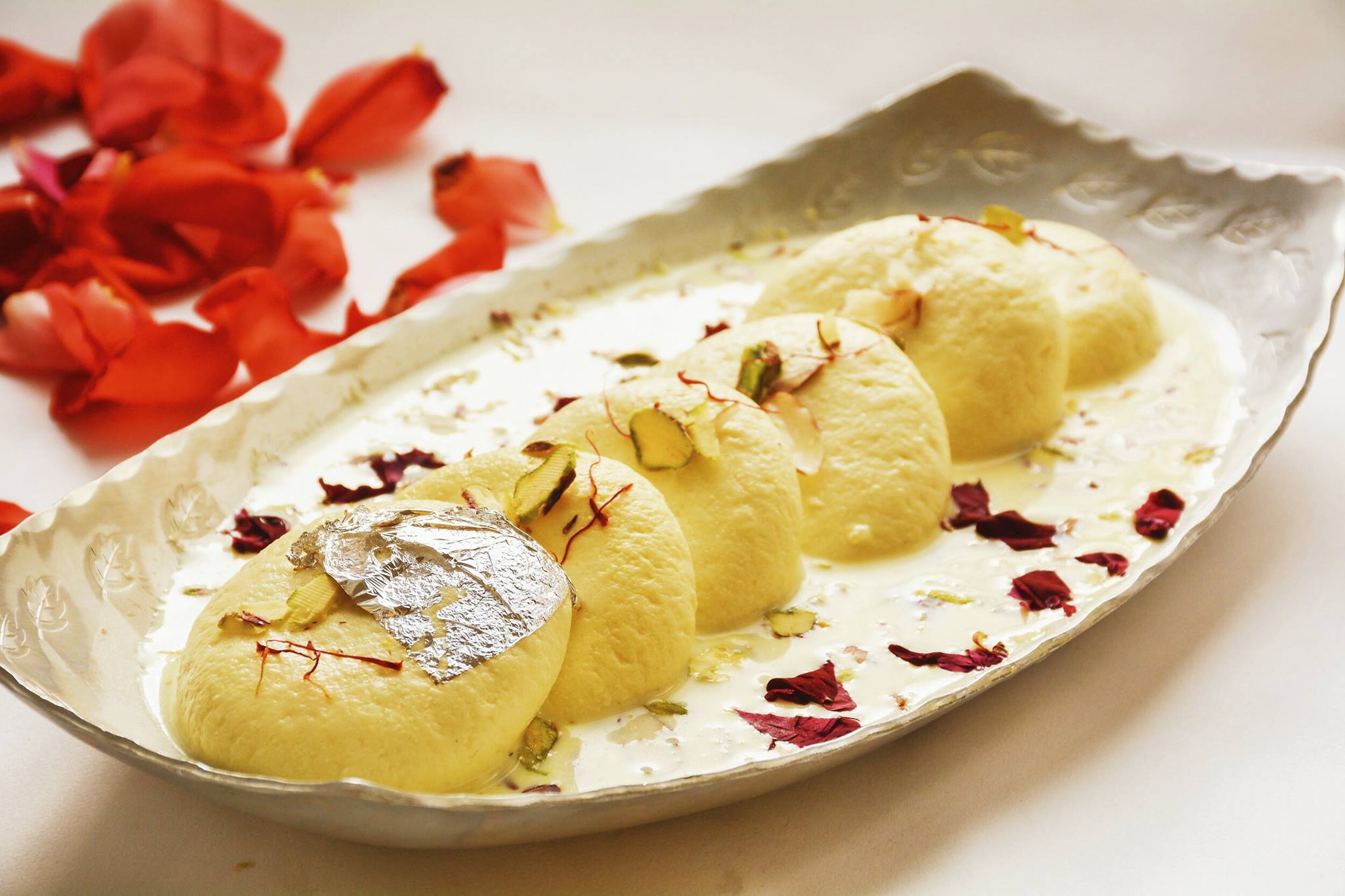 holi drinks sweets  Rasmalai