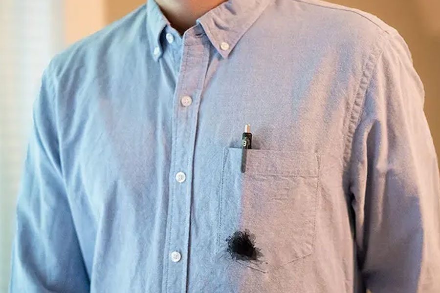 how to clean ink stain