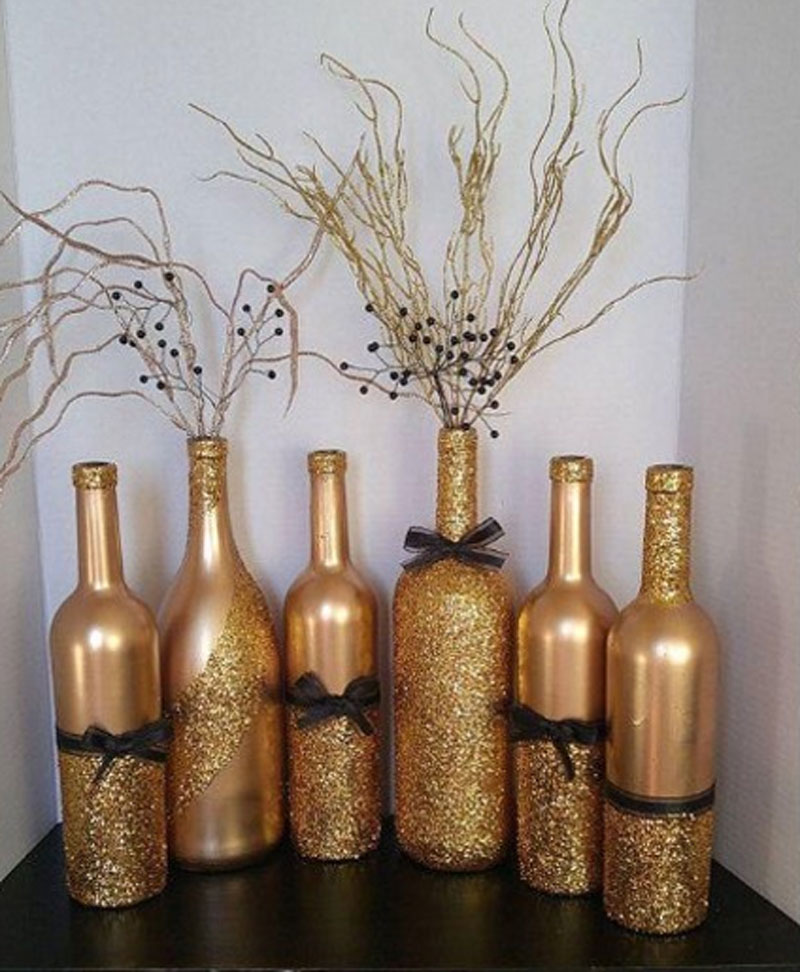 how to make decorative item with bottel