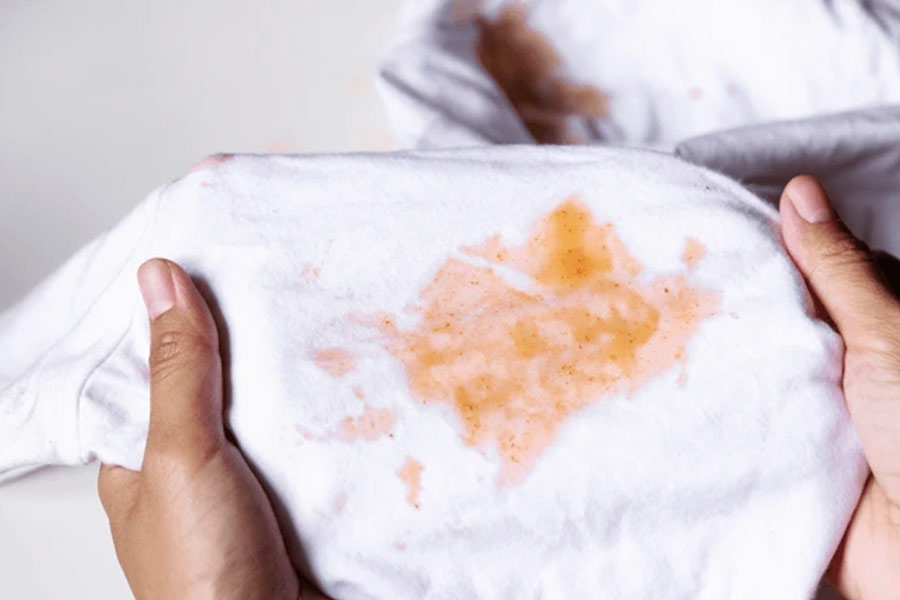 how to remove pan stain from shirt