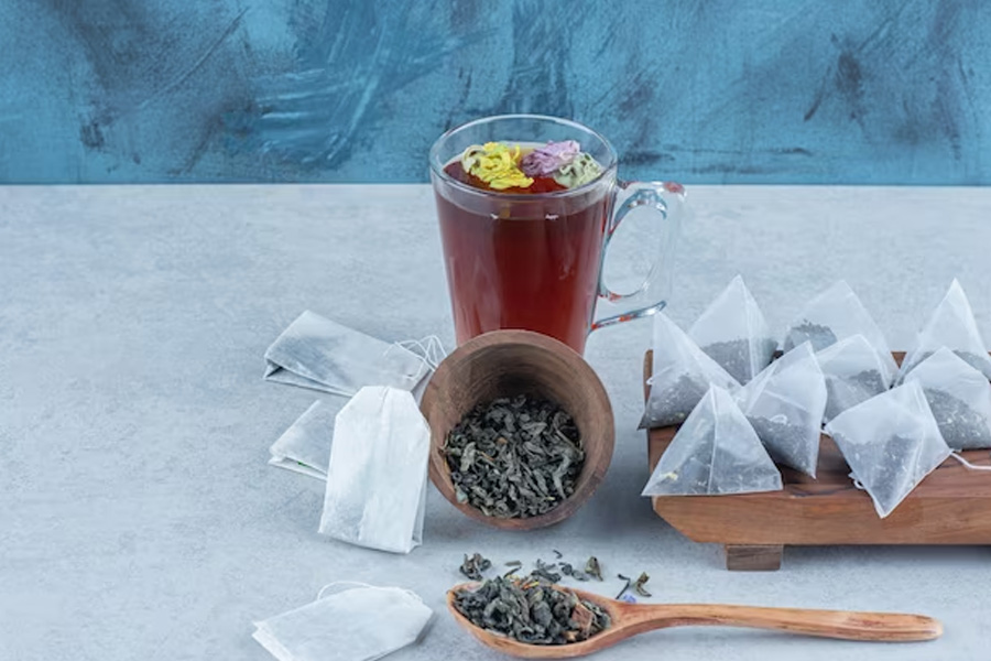 how to reuse used green tea