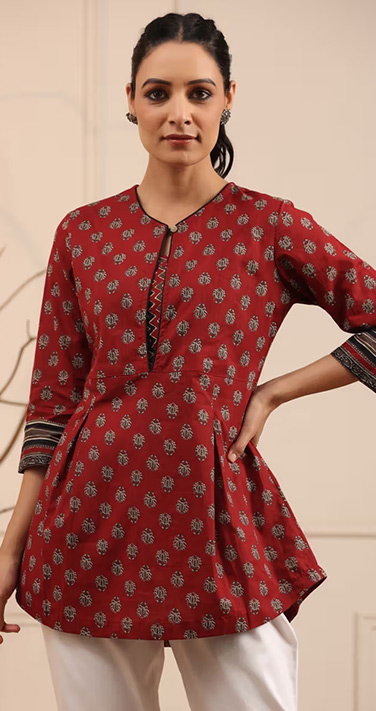 latest new short kurti