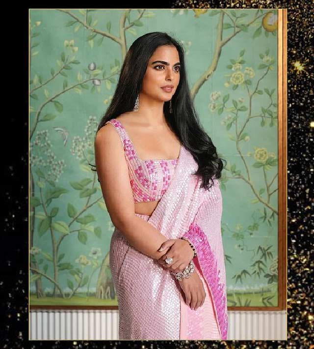 latest sequence saree and blouse designs