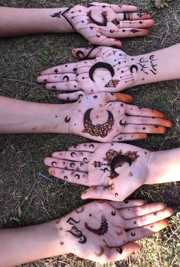 mehndi art for hands