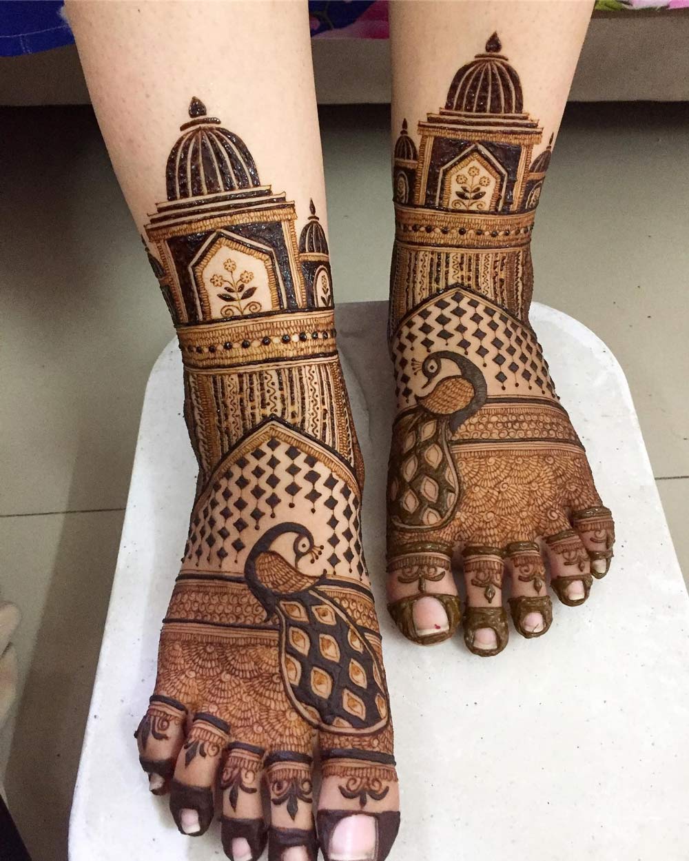 Taj Mahal Mehndi For Ramadan 2024 रमजन क मबरक मक पर हथ और