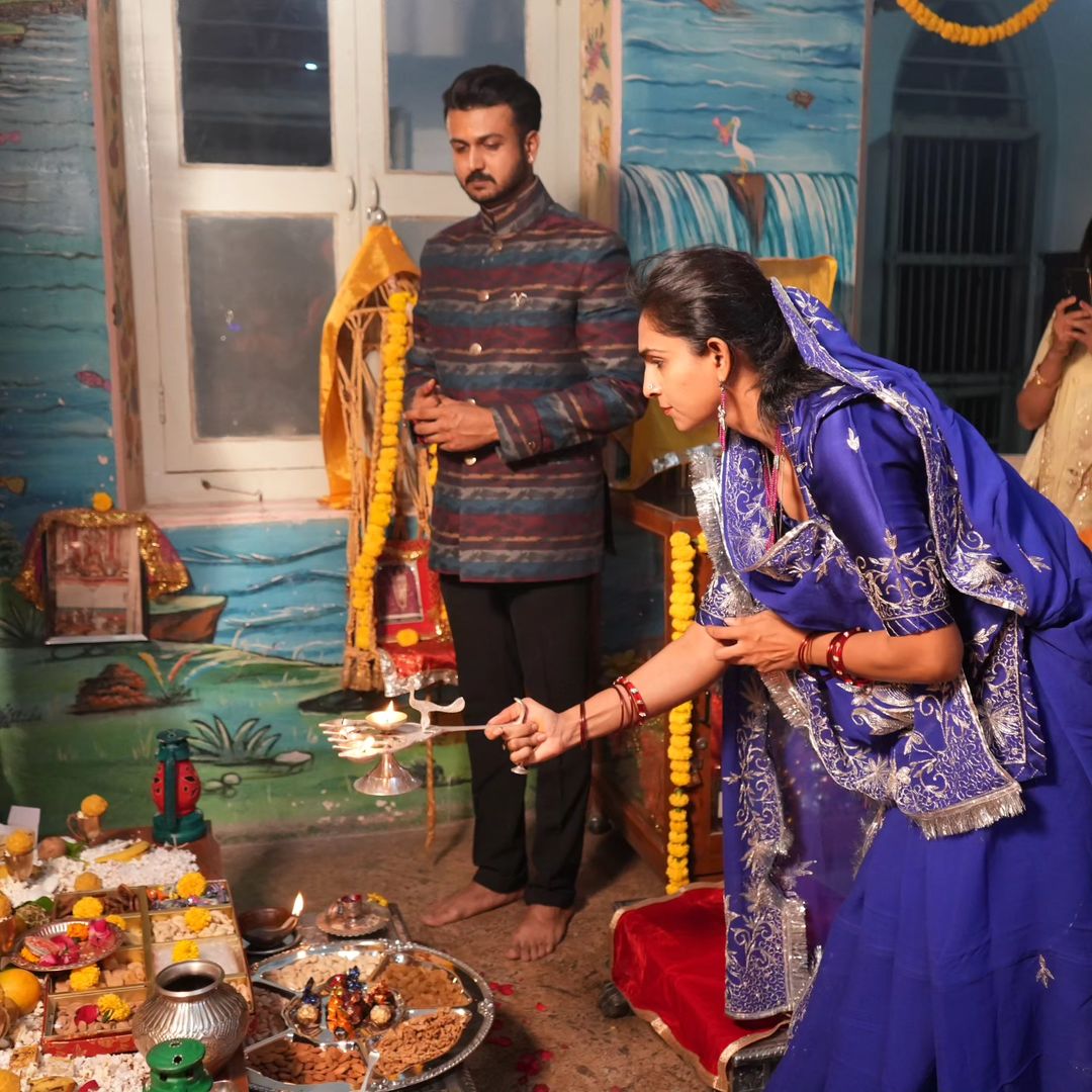 mridulakumari jadeja house pictures puja