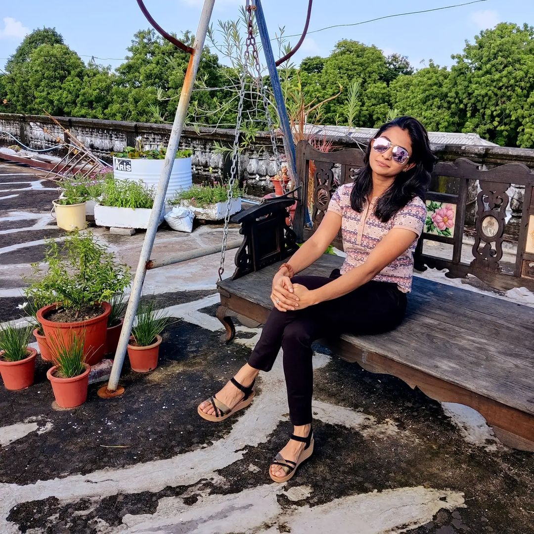 mridulakumari jadeja house pictures terrace