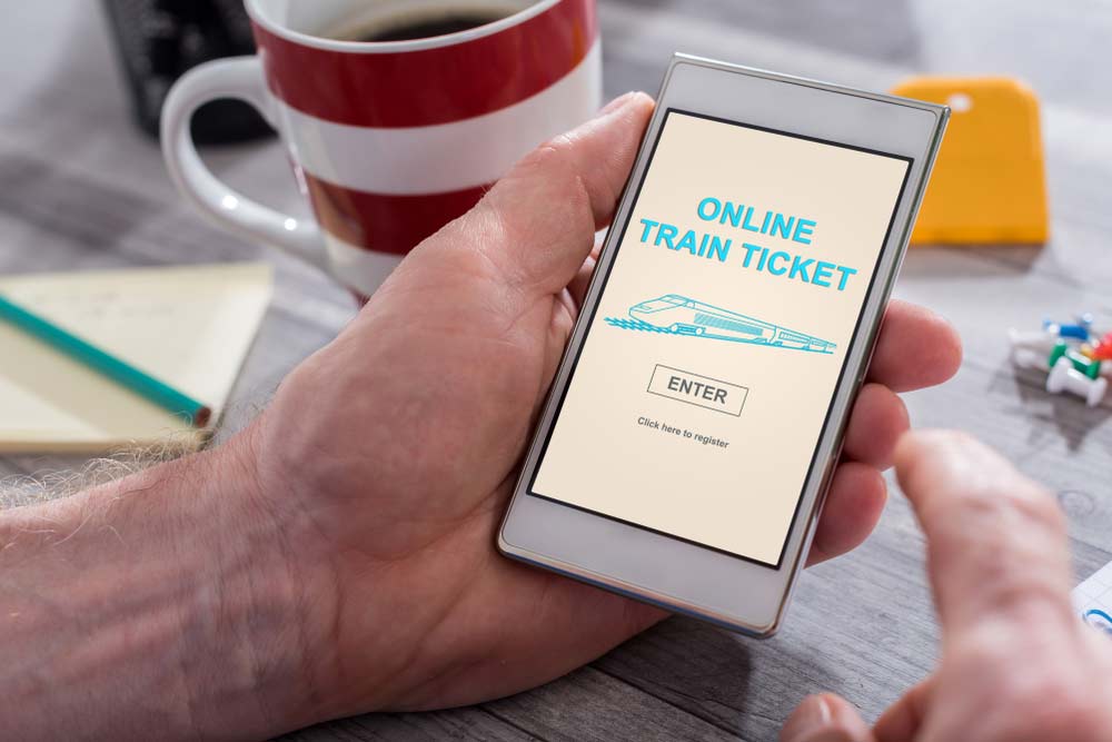 online train ticket