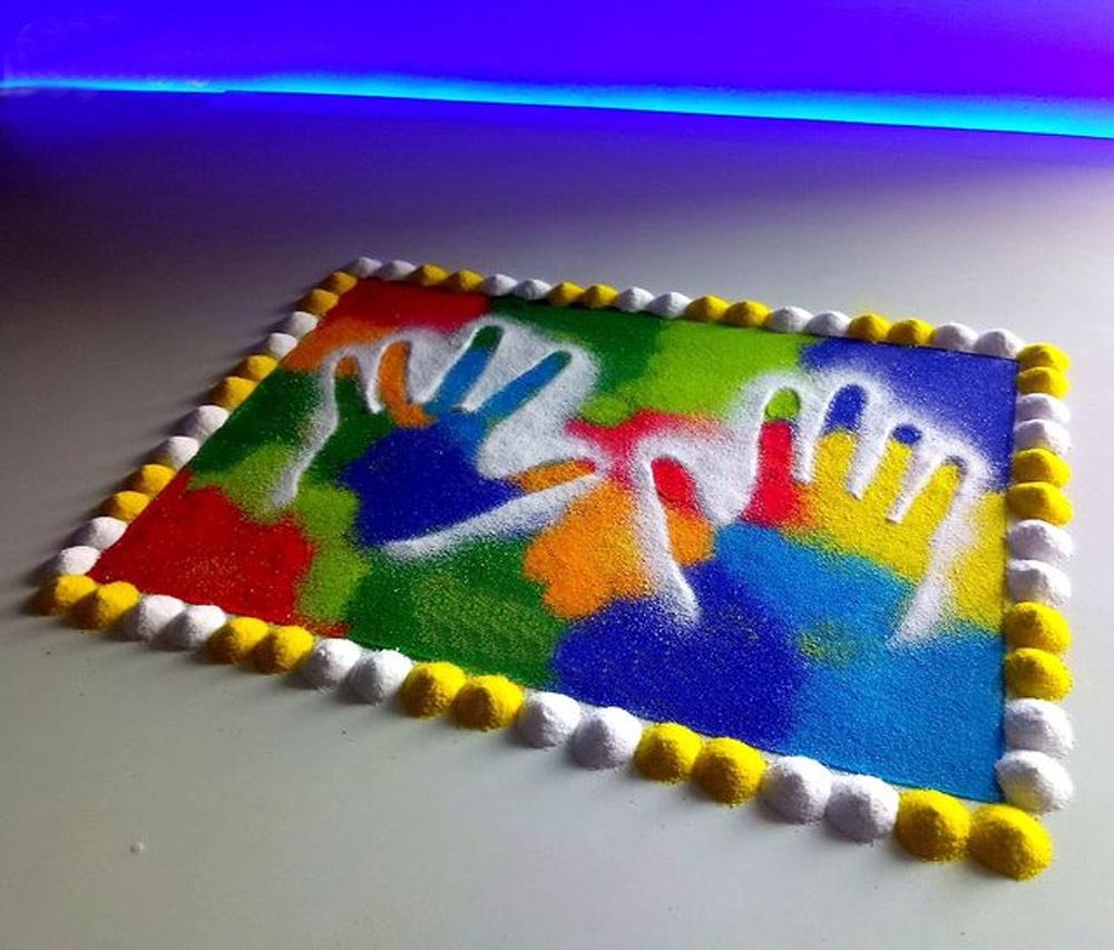 rangoli idea fevicol bottel
