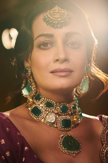 Edgy Crescent shaped Maang Tikkas