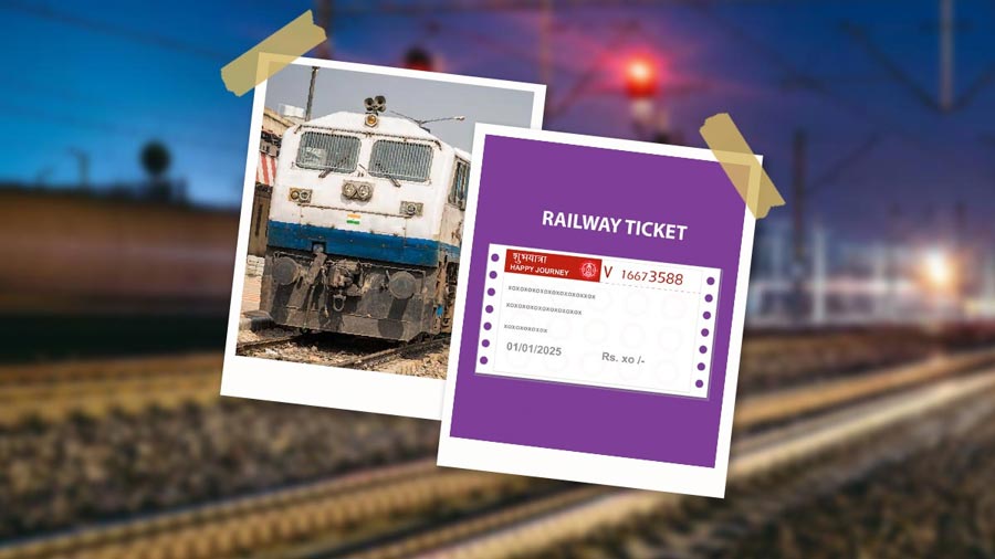 Special train tickets