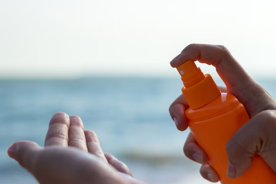 Sunscreen lotion for skin care