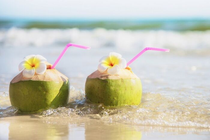 cocount water inside