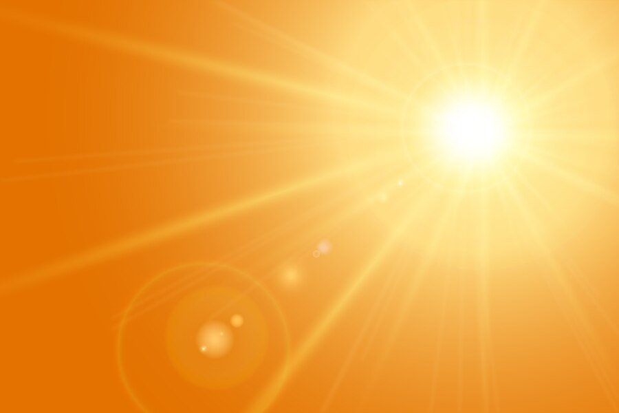 gradient summer heat background