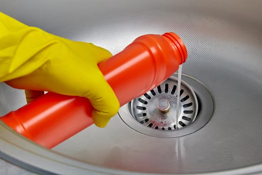 how to remove drainage blockage