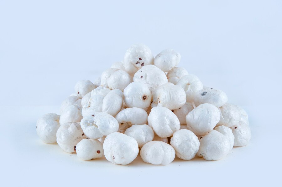 makhana waterlily seeds lotus pile