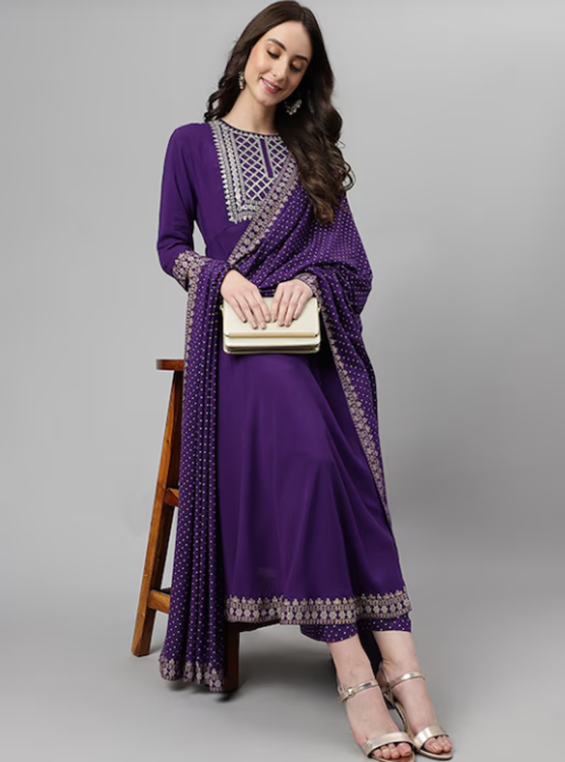 new latest design of salwar suits for a simple look