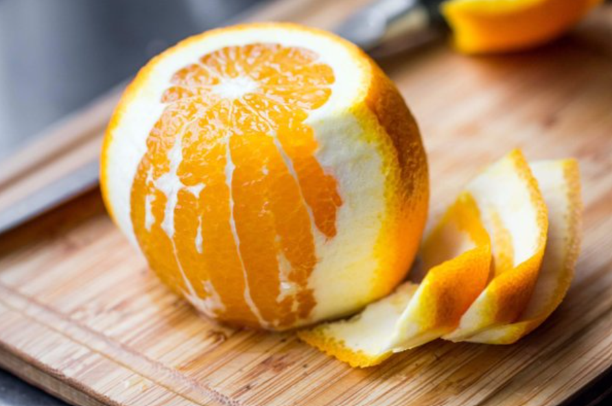 orange peel for plants