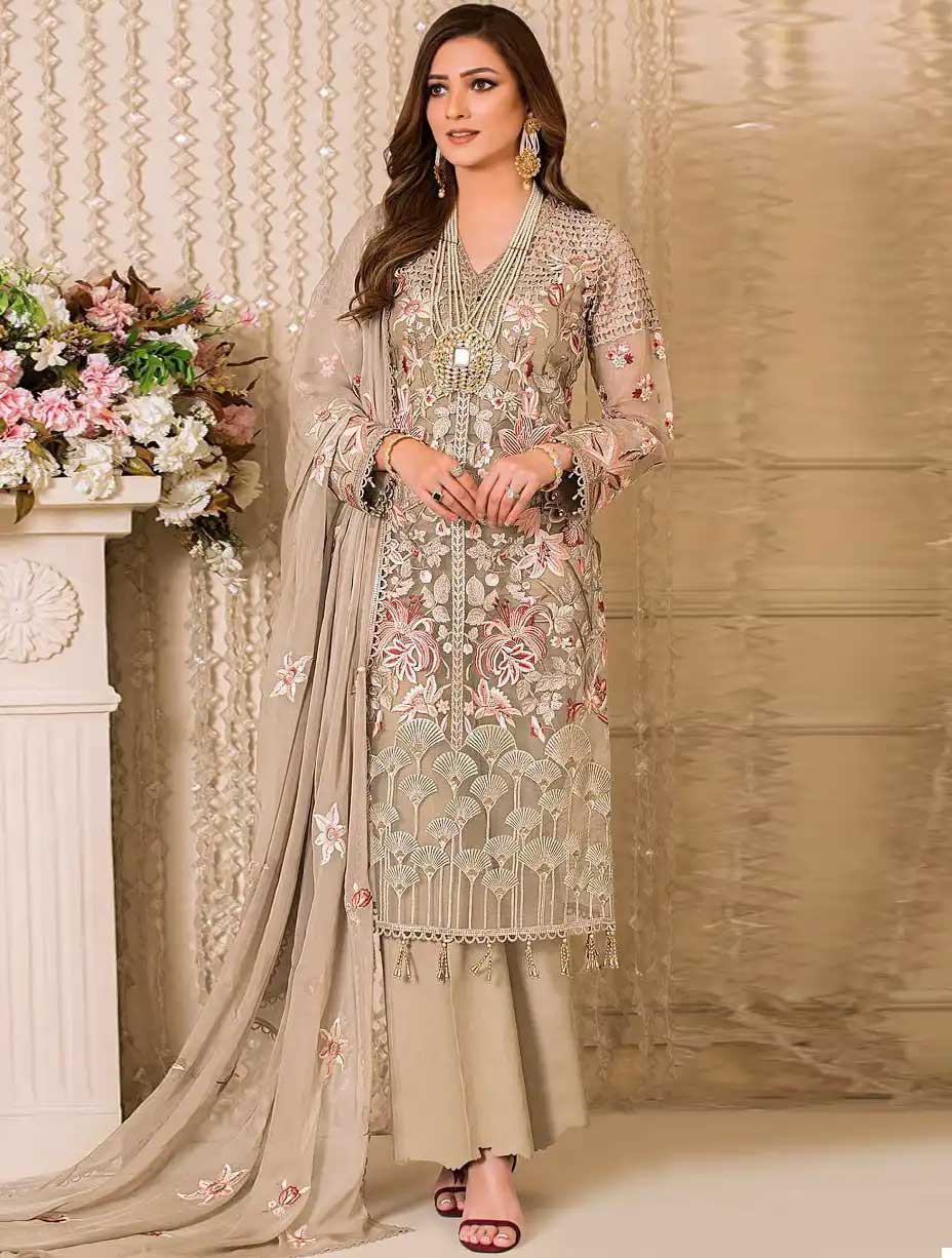 organza pakistani suits
