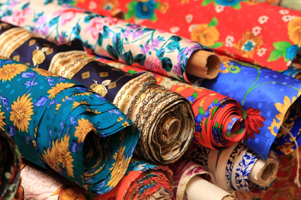 silk fabric in delhi
