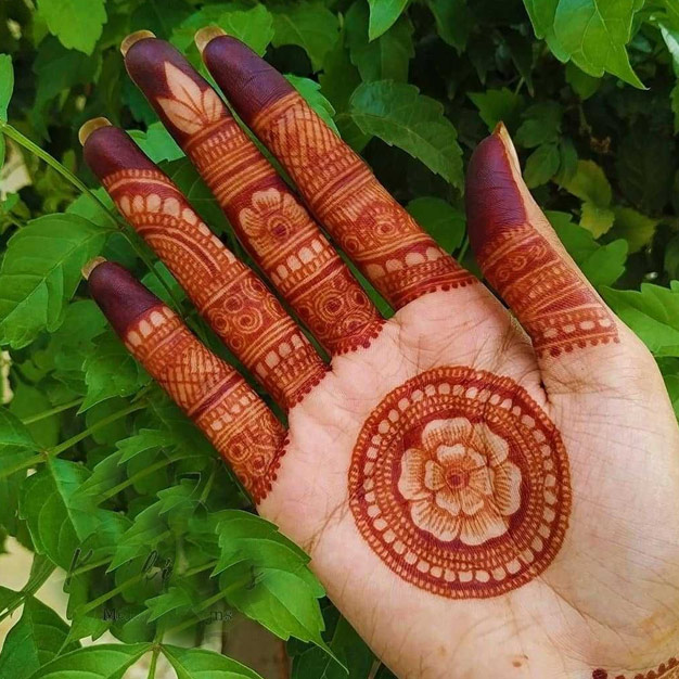 Floral Mehndi Design