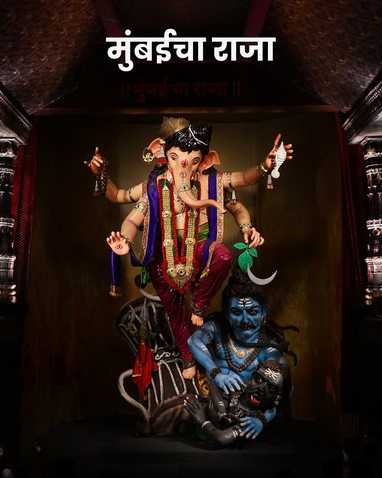 Ganesh pandal murti look mumbai
