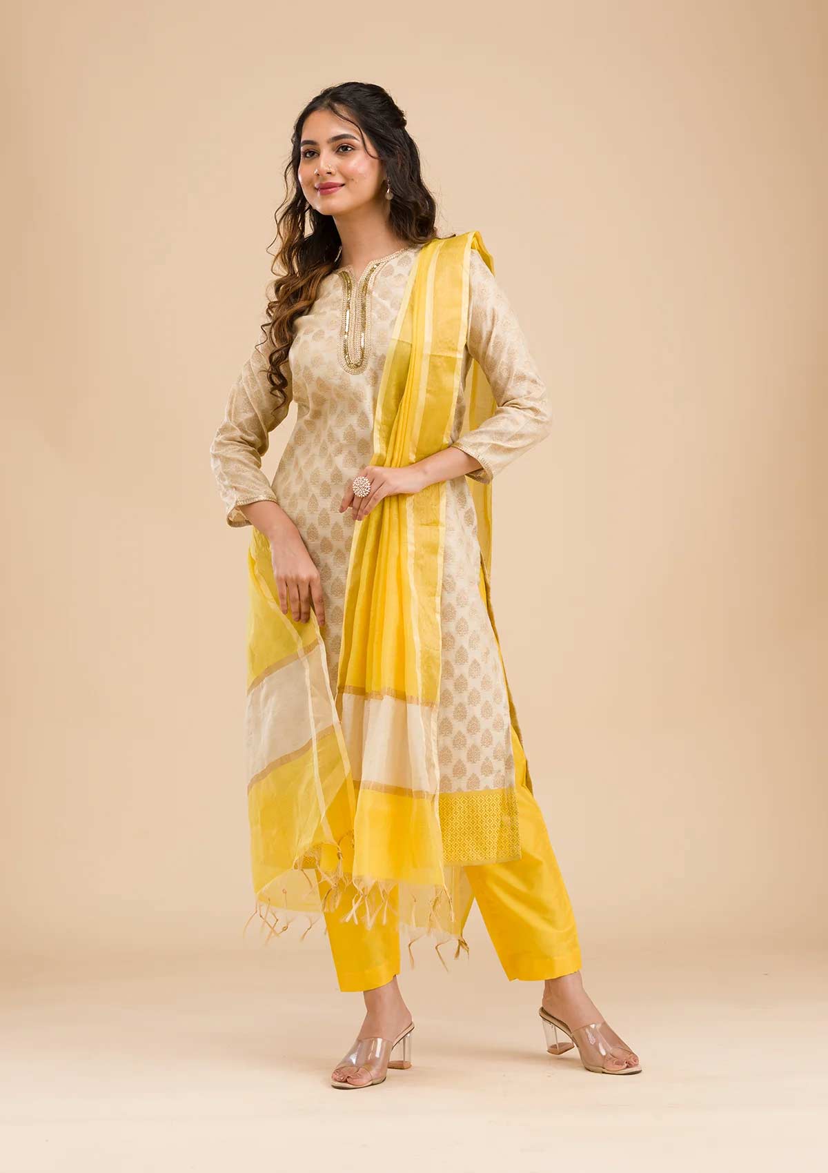 banarasi silk kurta