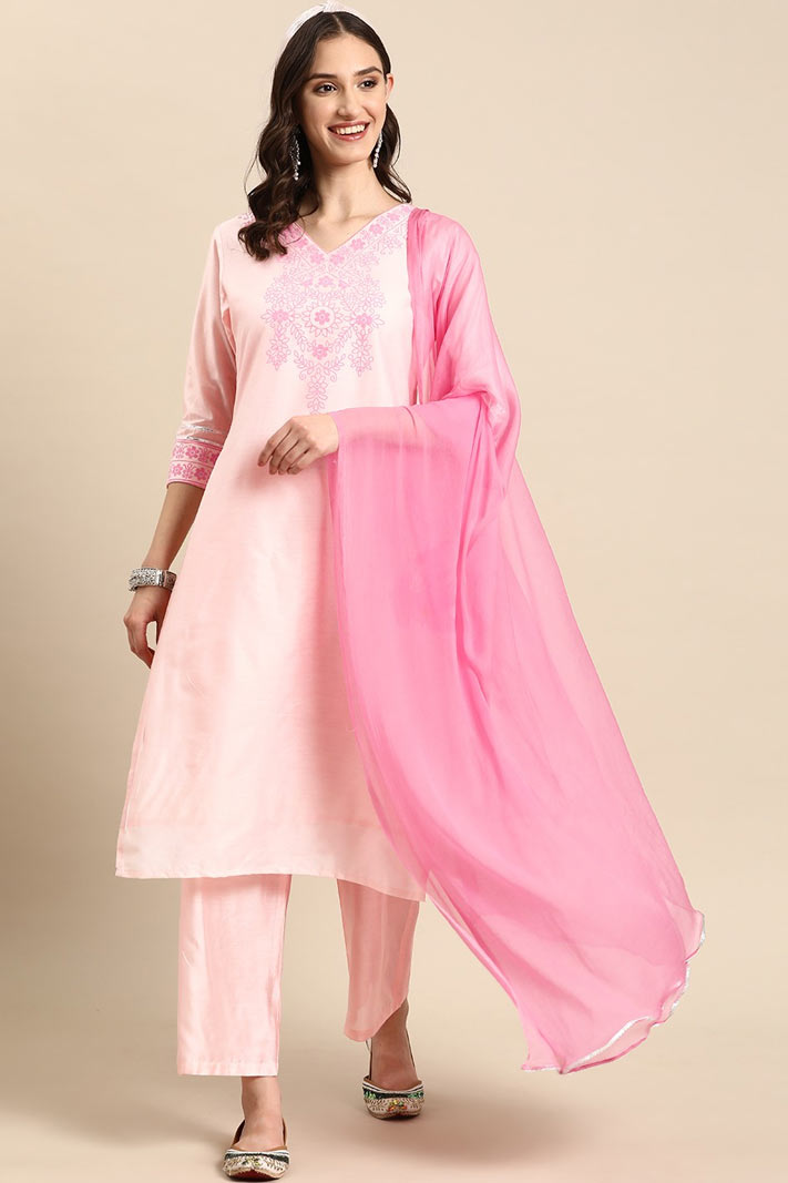 chanderi suit designs for new look