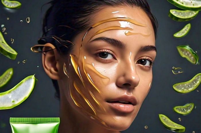 get glow and hydration on your skin apply aloe vera gel on your face after waking up in the morning