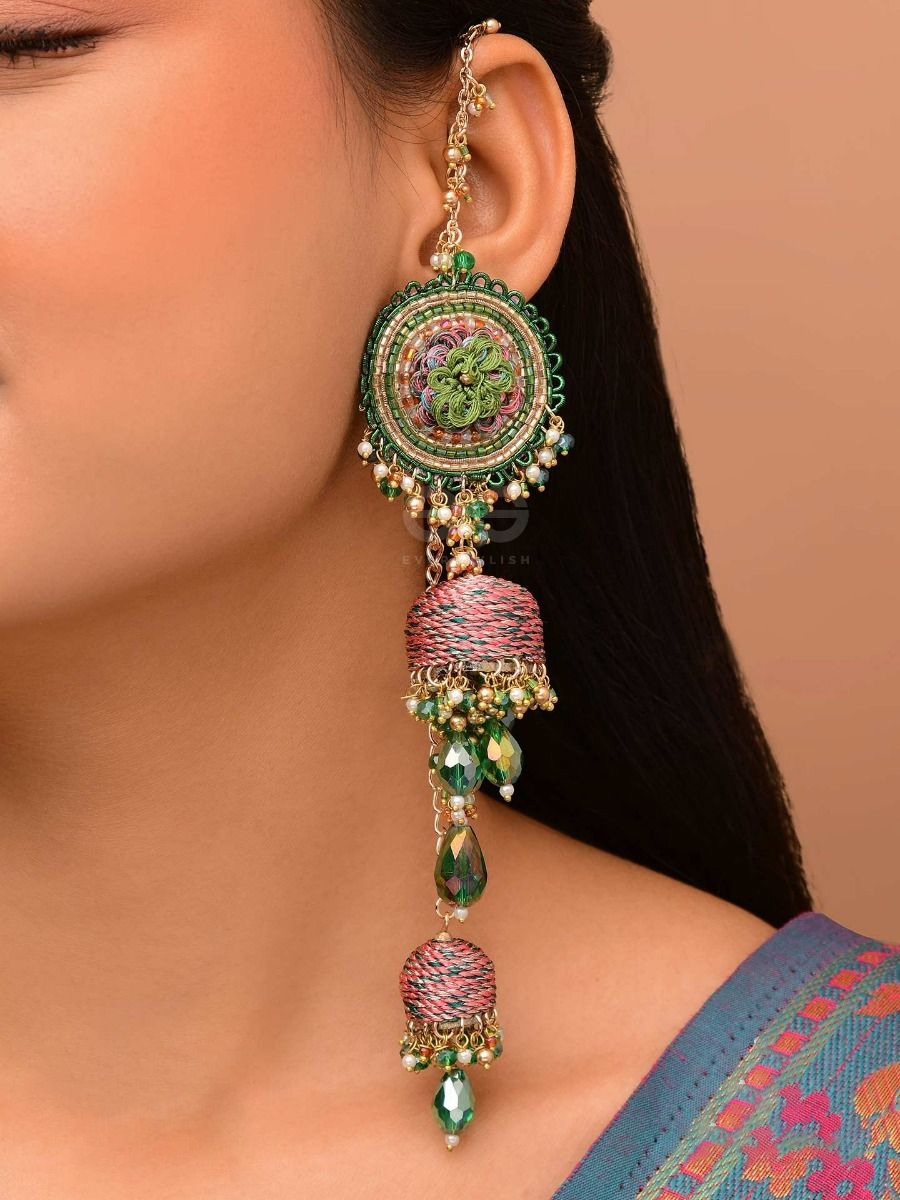 gol jhumki earrings