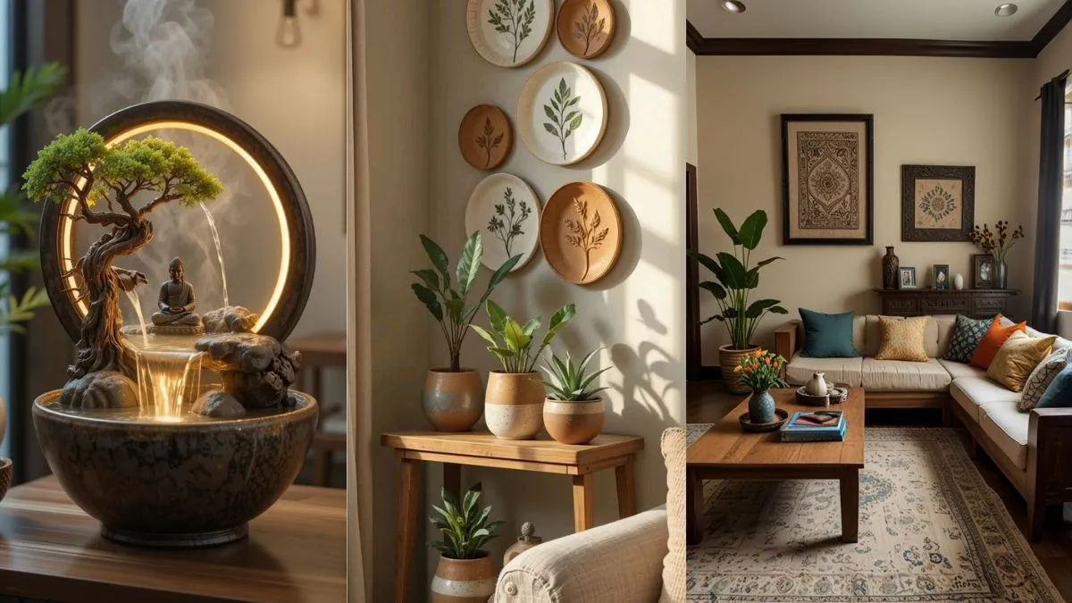 living room डेकोरेशन आइटम्स