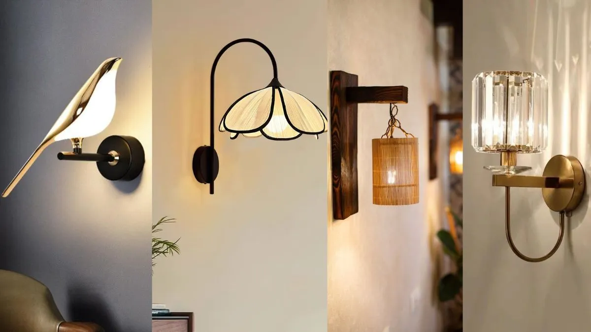लिविंग रूम के लिए फैंसी वॉल लाइट्स