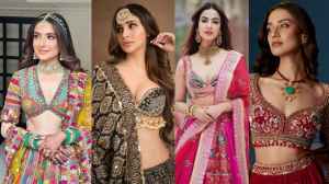 शादियों में डिजाइनर लहंगे के साथ पेयर करने के लिए देखिए ब्लाउज डिजाइन