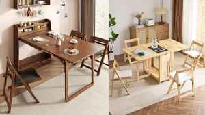 Foldable Dining Table With Chairs: Perfect Solution To Limited Spaces 