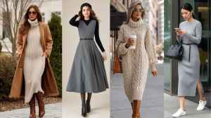 वुलन ड्रेस के साथ सर्दियों को बनाएं और भी आरामदायक