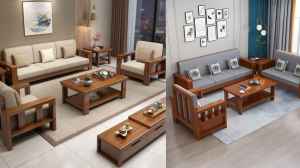 यहां देखिए ट्रेड़ी टीक सोफा सेट के बढ़िया विकल्प