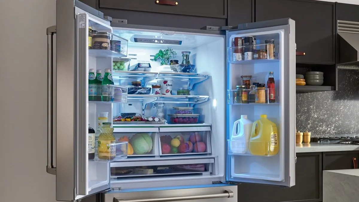 Refrigerator with convertible freezer on Amazon