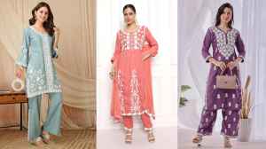 Best Chikankari Kurta Sets For Women