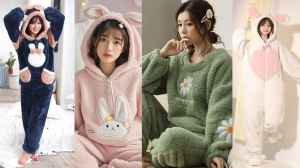 यहां देखिए महिलाओं के लिए शानदार ऊनी नाइट सूट